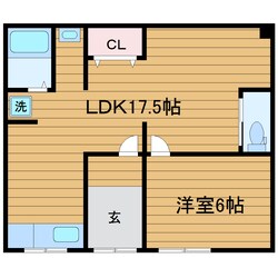 ナチュール上新庄の物件間取画像